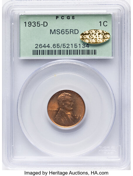 1935-D 1c MS RD thumbnail 4