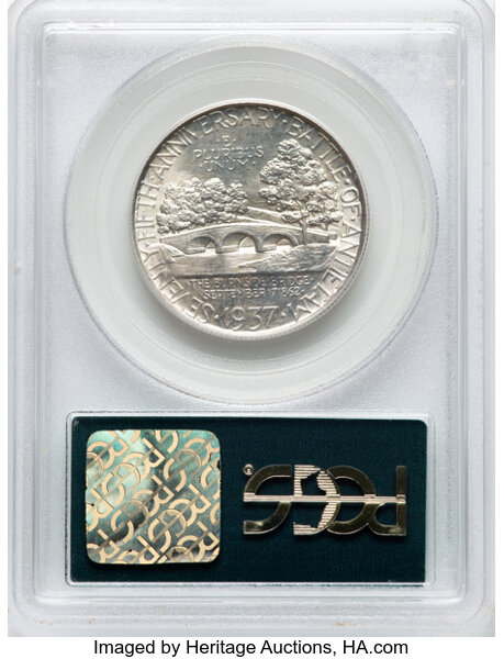 1937 50c Antietam MS65 thumbnail 2