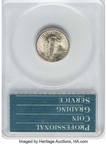 1935 10c MS FB MS65 FB thumbnail 2