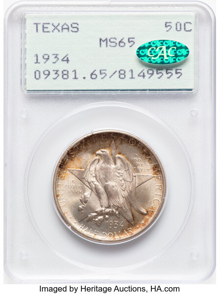 1934 50c Texas MS thumbnail 5
