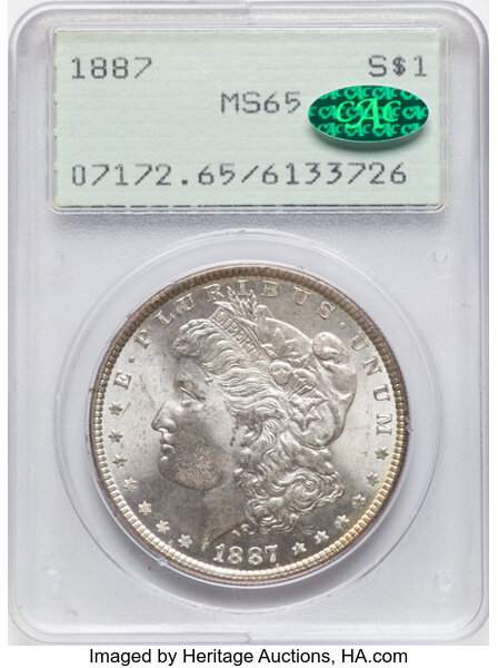 1887 $1  Die File Lines UNITED, VAM-4A MS thumbnail 9