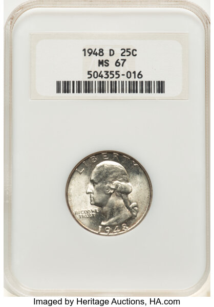 1948-D 25c MS thumbnail 3