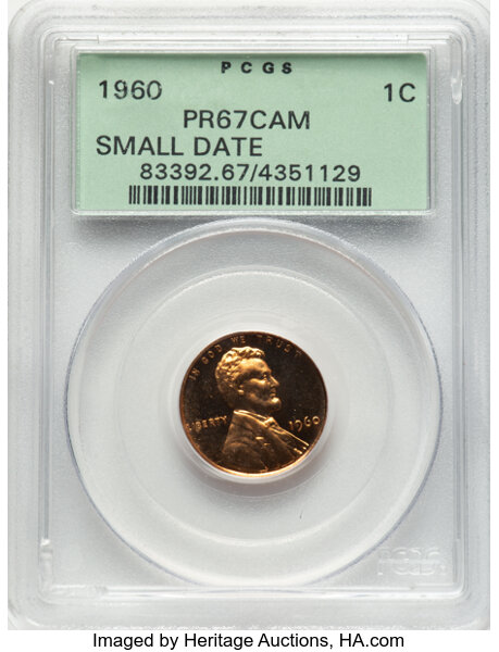 1960 1c Small Date PR RD CAM thumbnail 2