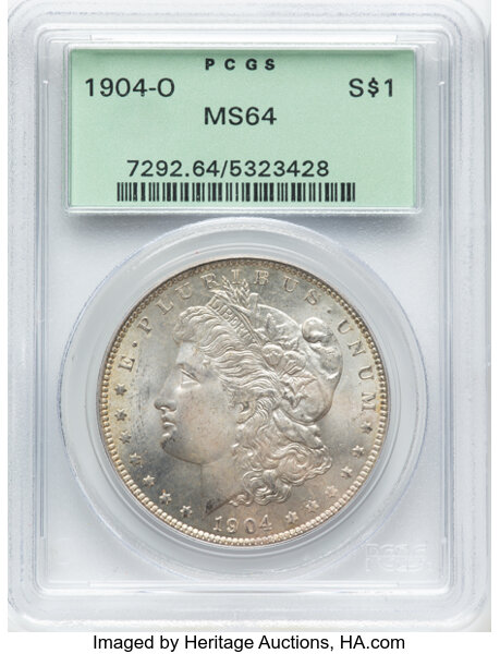 1904-O $1  Denticle Impressions Below Wing, VAM-12A MS thumbnail 9