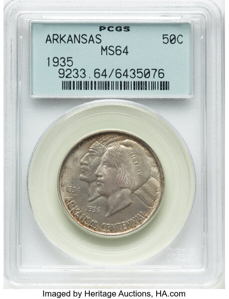 1935 50c Arkansas MS thumbnail 4