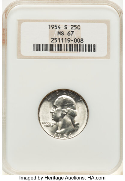 1954-S 25c MS thumbnail 4