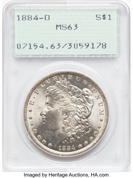 1884-O $1  Die Break Right Stars, VAM-19B MS thumbnail 3