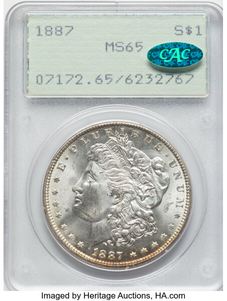 1887 $1  Die File Lines UNITED, VAM-4A MS thumbnail 5
