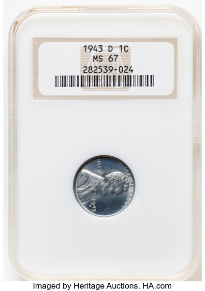 1943-D 1c Steel MS thumbnail 8