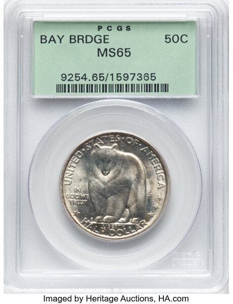 1936-S 50c Bay Bridge MS thumbnail 3