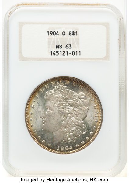 1904-O $1  Denticle Impressions Below Wing, VAM-12A MS thumbnail 12