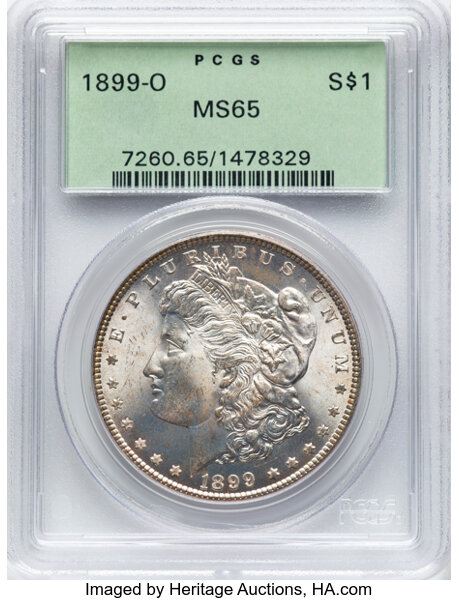 1899-O $1  Doubled 1, Die Breaks Reverse, VAM-11A MS thumbnail 9