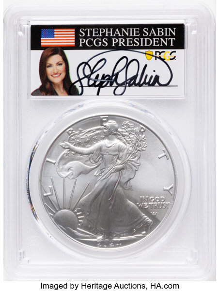 2024 $1  Silver Eagle MS63 thumbnail 11