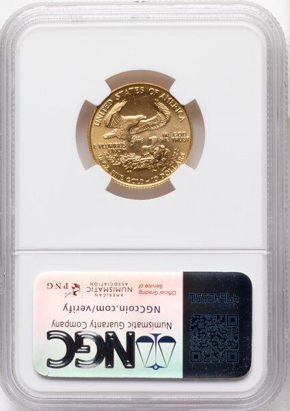 American Gold Eagle (AGE) G$10  1/4 Ounce, 1986- [Type] MS69 thumbnail 8