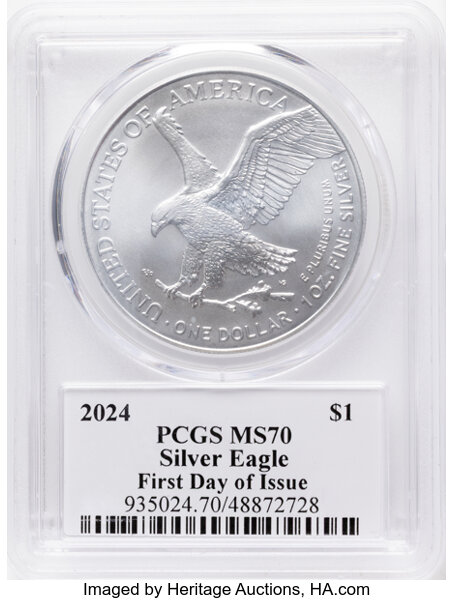 2024 $1  Silver Eagle MS63 thumbnail 12