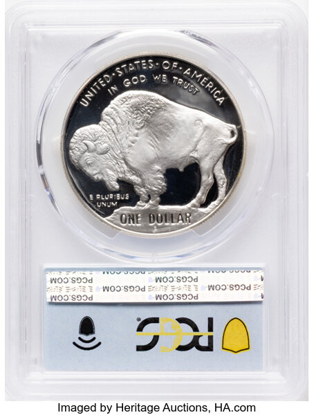 2001-P S$1 American Buffalo PR DCAM OGP thumbnail 16