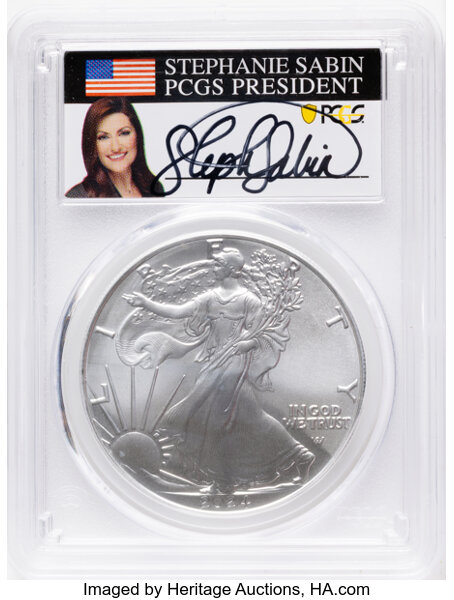 2024 $1  Silver Eagle MS63 thumbnail 3
