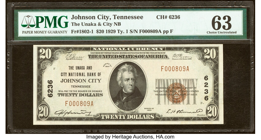 1929 $20  Type 1 (Fr. 1802-1) thumbnail 5