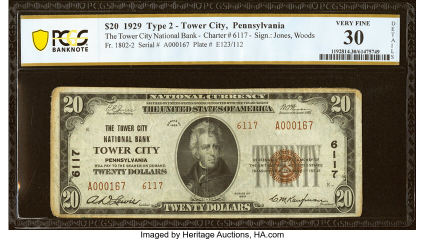 1929 $20  Type 2 (Fr. 1802-2) thumbnail 4