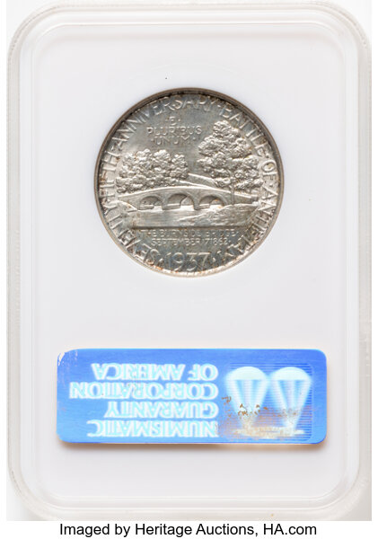 1937 50c Antietam MS64 thumbnail 4