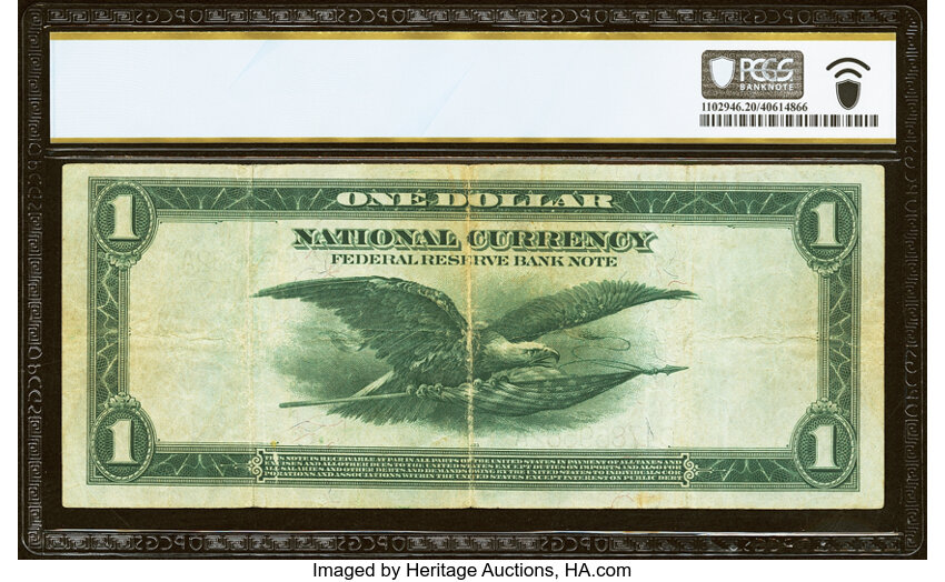 1918 $1  Philadelphia (Fr. 717) thumbnail 9