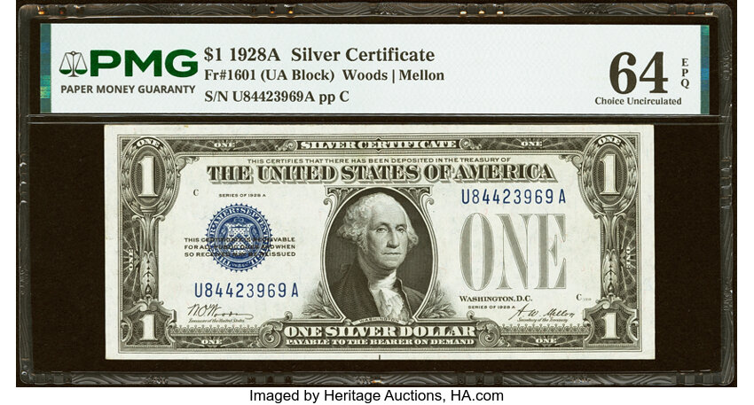1928A $1  (Fr. 1601) thumbnail 3
