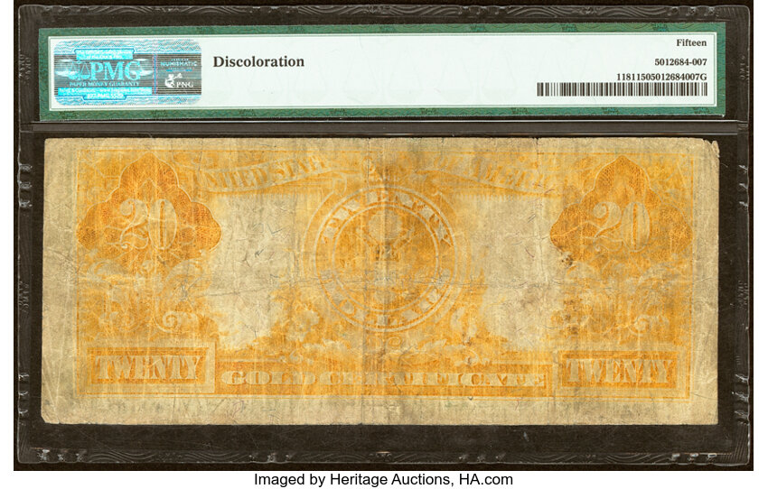 1906 $20  (Fr. 1181) thumbnail 8