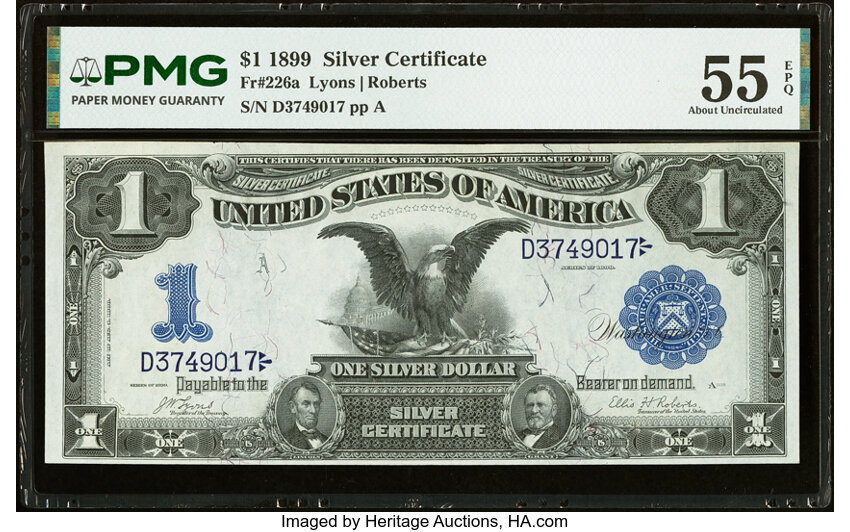 1899 $1  (Fr. 226a) thumbnail 2