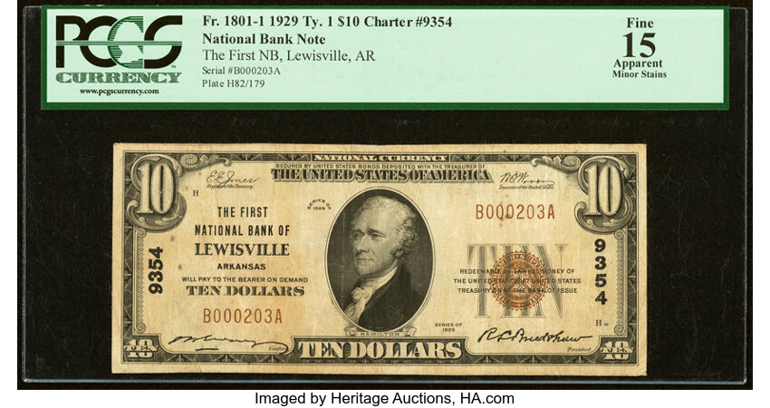 1929 $10  Type 1 (Fr. 1801-1) thumbnail 7