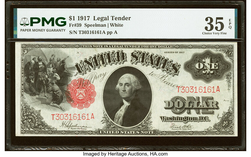 1917 $1  (Fr. 39) thumbnail 2