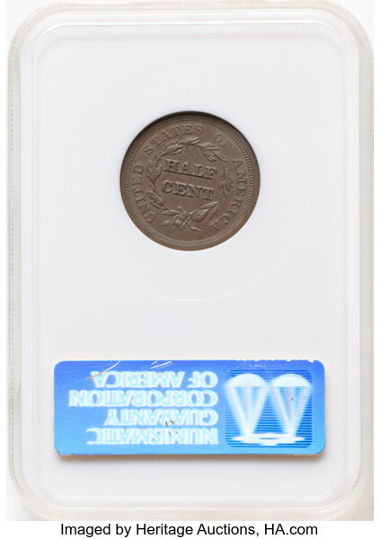 1856 1/2c C-1 MS BN thumbnail 10