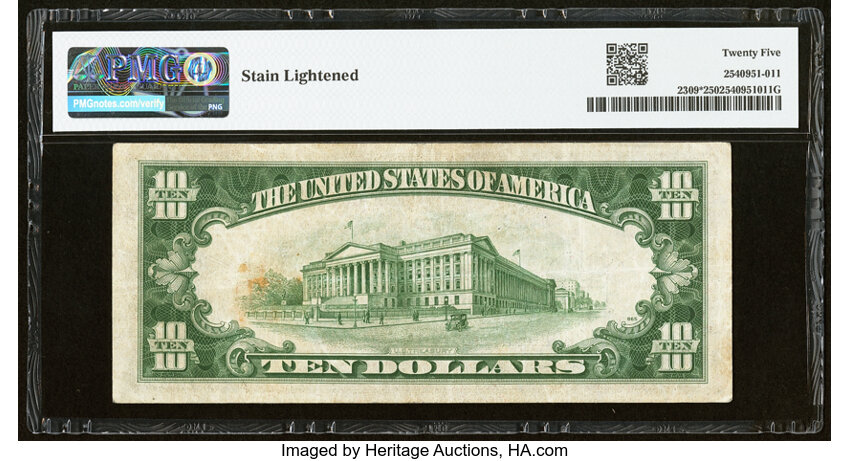 1934A $10  North Africa, Star Replacement (Fr. 2309*) thumbnail 14