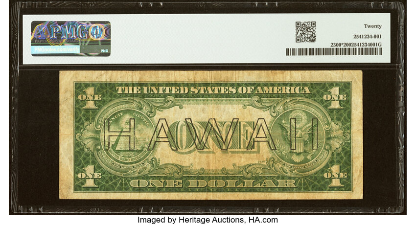 1935A $1  Hawaiian, Star Replacement (Fr. 2300*) thumbnail 12