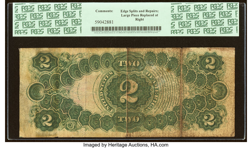 1917 $2  Mule, Star Replacement (Fr. 59m*) thumbnail 3