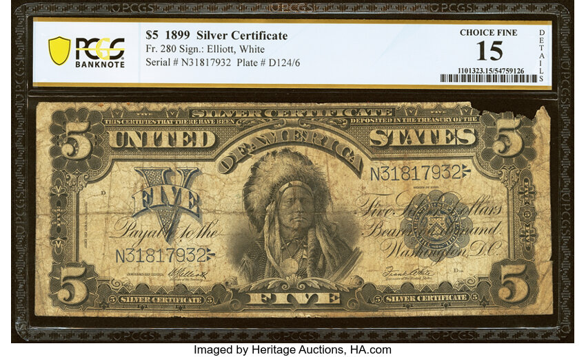 1899 $5  (Fr. 280) thumbnail 3