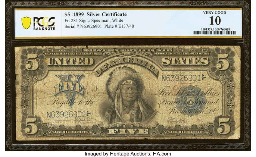 1899 $5  (Fr. 281) thumbnail 3
