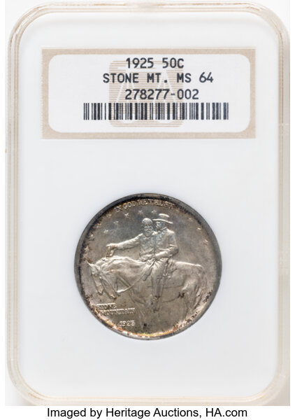 1925 50c Stone Mountain, MISS Counterstamp MS thumbnail 6