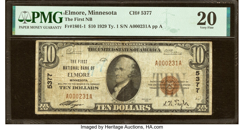 1929 $10  Type 1 (Fr. 1801-1) thumbnail 10