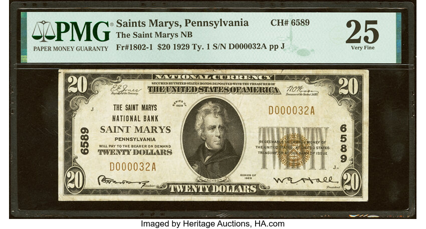 1929 $20  Type 1 (Fr. 1802-1) thumbnail 11