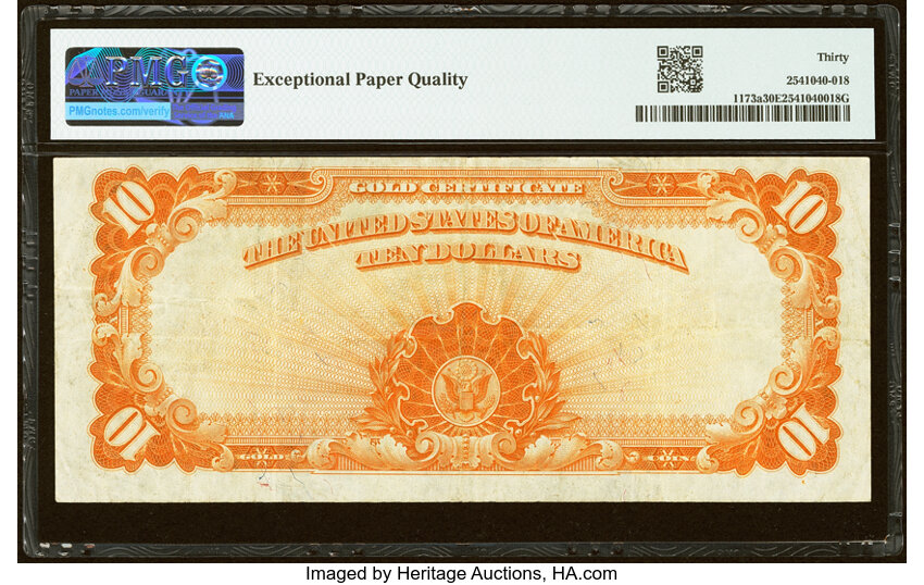1922 $10  Small Serial Numbers (Fr. 1173a) thumbnail 18