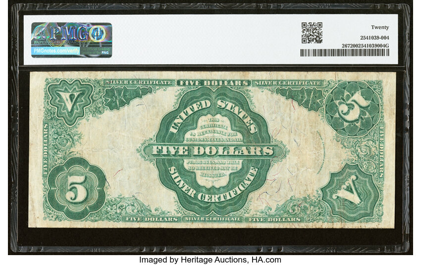1891 $5  (Fr. 267) thumbnail 17