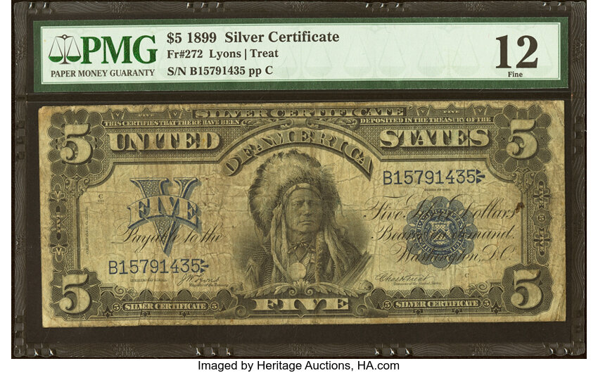 1899 $5  (Fr. 272) thumbnail 2