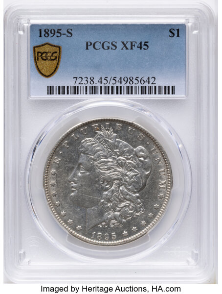 1895-S $1 XF45 thumbnail 2