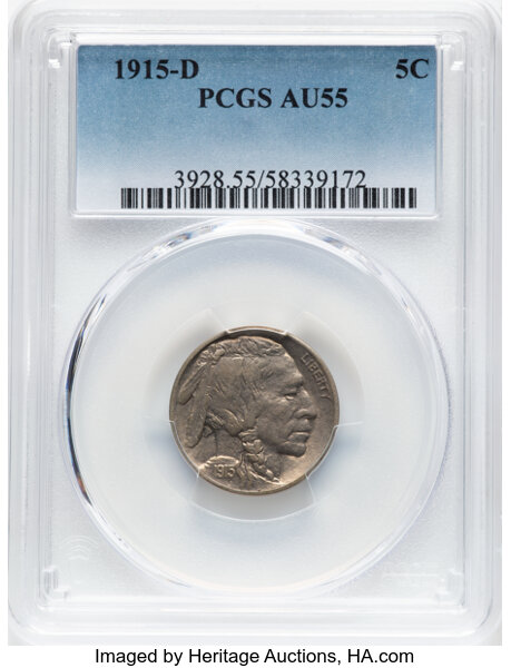 1915-D 5c MS thumbnail 3