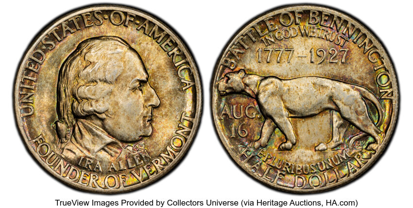 1927 50c Vermont MS thumbnail 4
