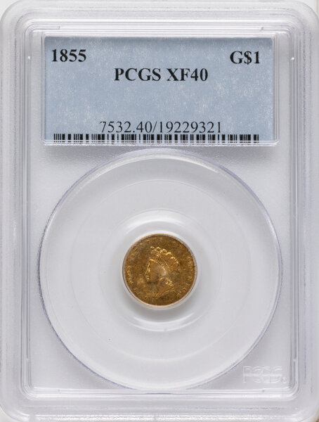 1855 G$1 Type 2 MS thumbnail 4