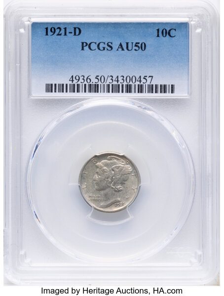 1921-D 10c MS thumbnail 2