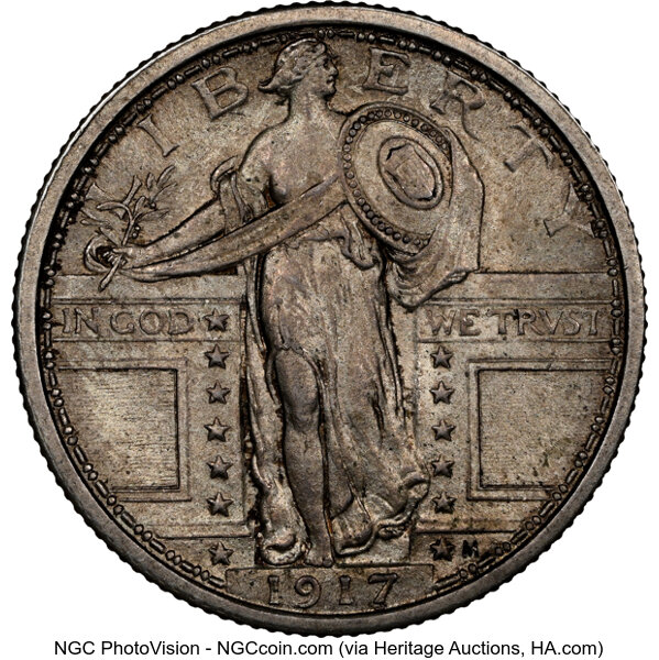 1917 25c Type 1 MS FH thumbnail 11