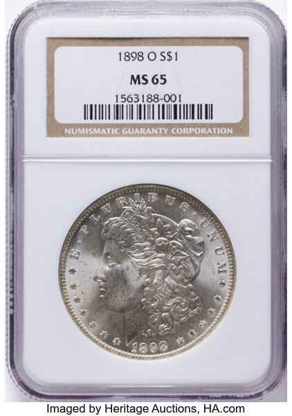 1898-O $1  Clashed Dies, VAM-16A MS thumbnail 3