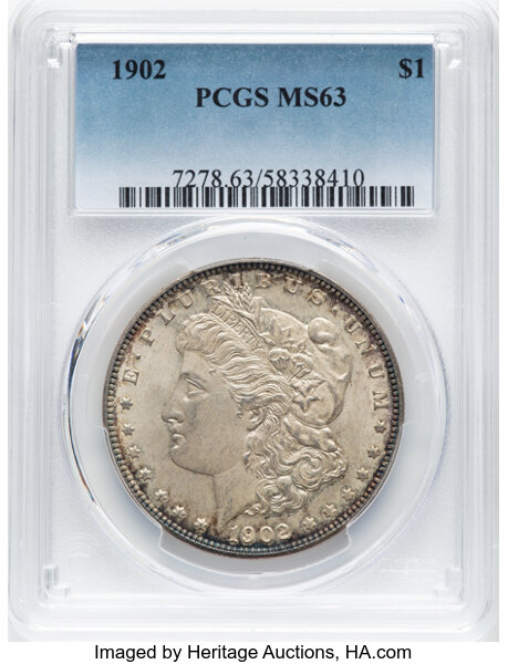 1902 $1  Doubled Profile, VAM-5 MS thumbnail 2